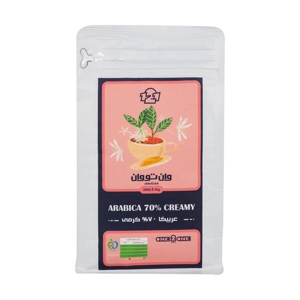 پودر قهوه فرانسه 70 درصد عربیکا creamy 250 گرمی